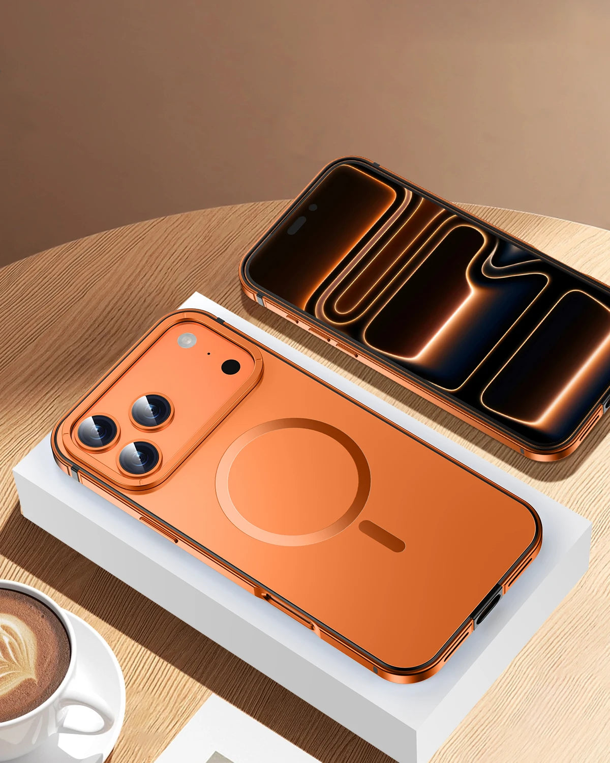 Coque MagSafe iPhone – Cadre Alliage, Protection Renforcée