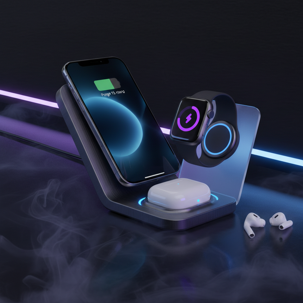 Station de recharge - Ambiance tech